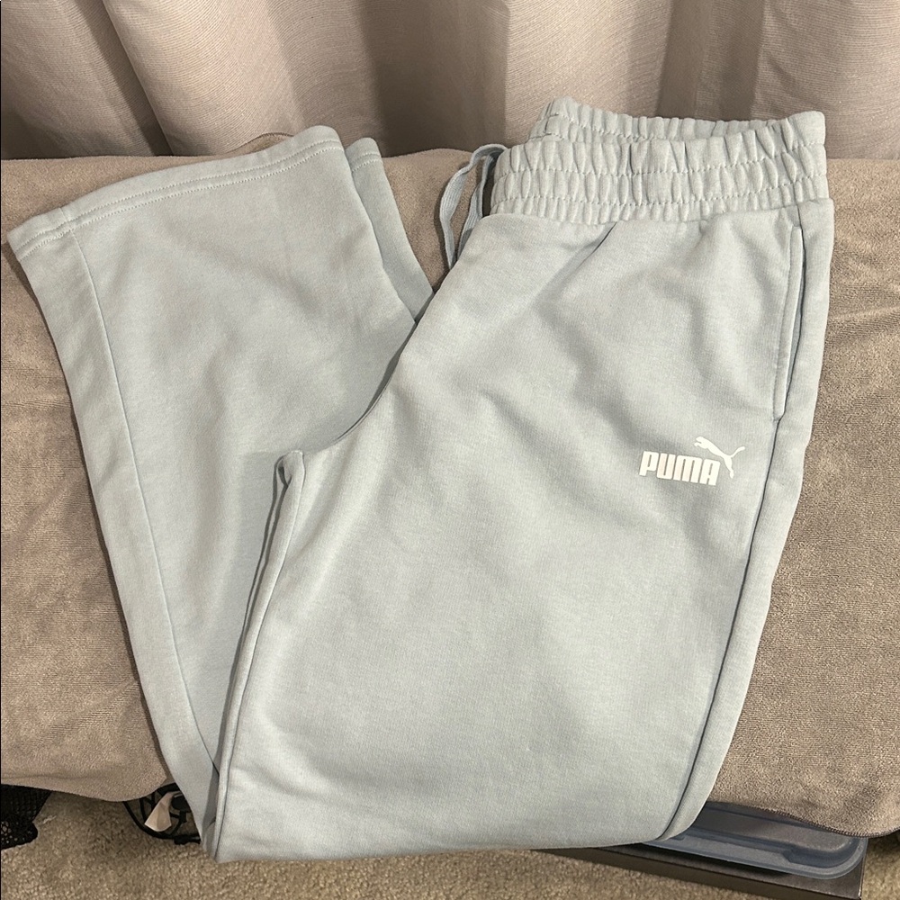 Puma Baby Blue Joggers Size M